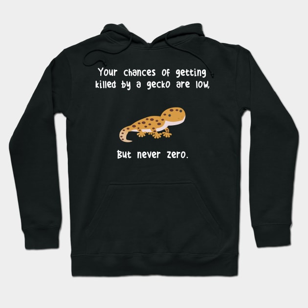 Never Zero Gecko Hoodie by Psitta